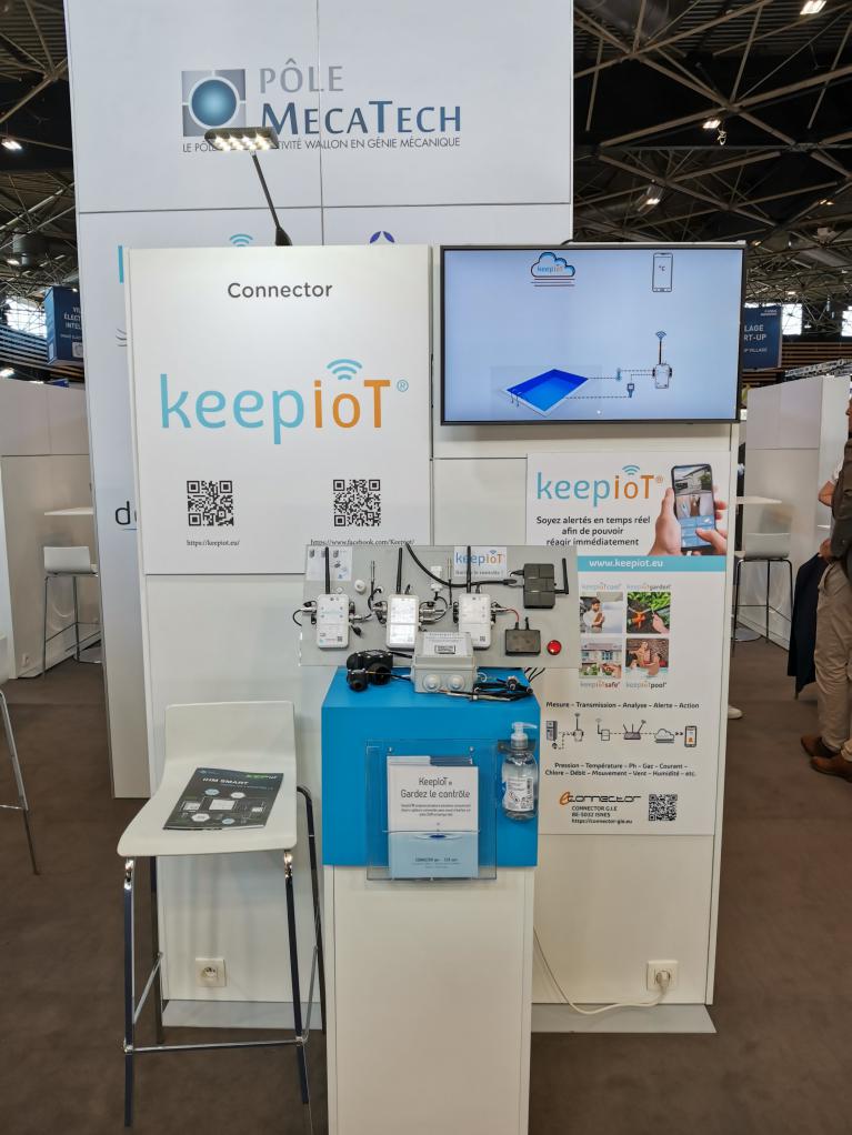 Stand KeepIoT sur le salon Global Industries 2021