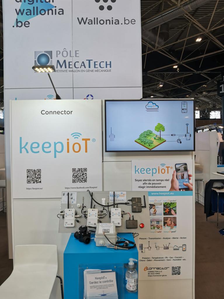 Stand KeepIoT sur le salon Global Industries 2021